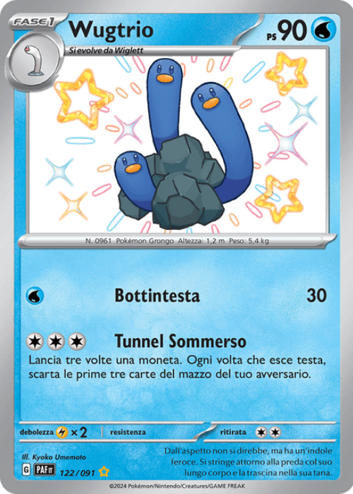 Pokémon Wugtrio 122/091 Destino di Paldea ITA