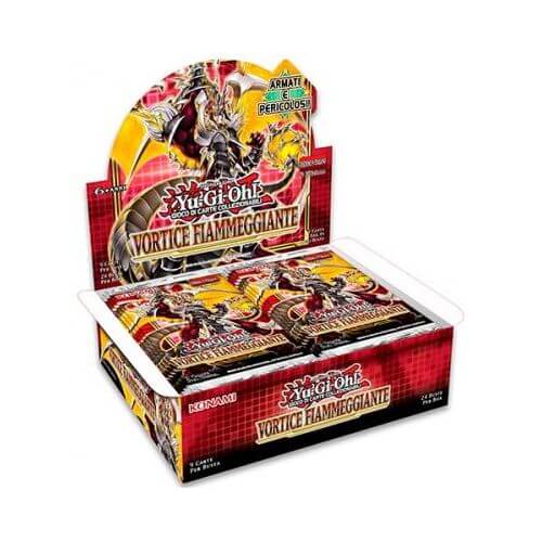 YU-GI-OH! Vortice Fiammeggiante Box 24 Buste 1a Edizione ITA