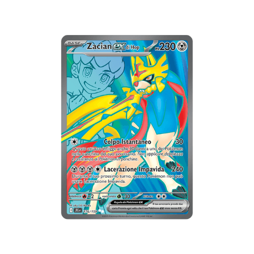 Pokémon Zacian ex di Hop 176/159 Avventure Insieme ITA