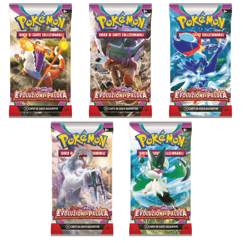 Pokémon Evoluzioni A Paldea Art Set 5 Buste ITA