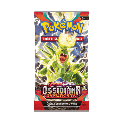 Pokémon Ossidiana Infuocata Art Set 4 Buste ITA