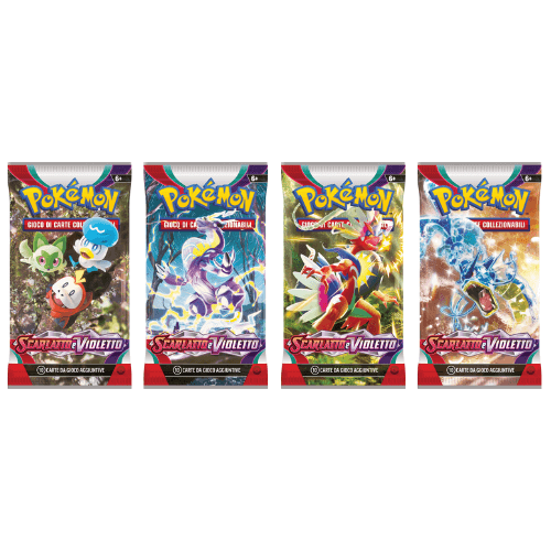Pokémon Scarlatto & Violetto Art Set 4 Buste ITA