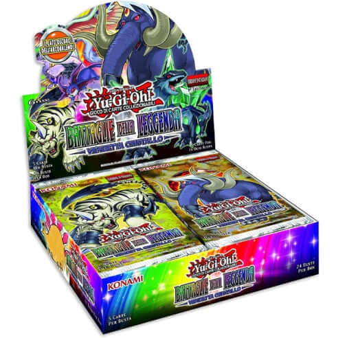 YU-GI-OH! Battaglie della Leggenda: Vendetta Cristallo Box 24 Buste 1a Edizione - ITA