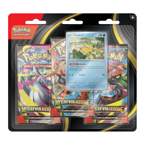 Pokémon Megaevoluzione Blister 3 Pack Psyduck ITA