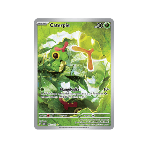 Pokémon Caterpie 172/165 151 ITA