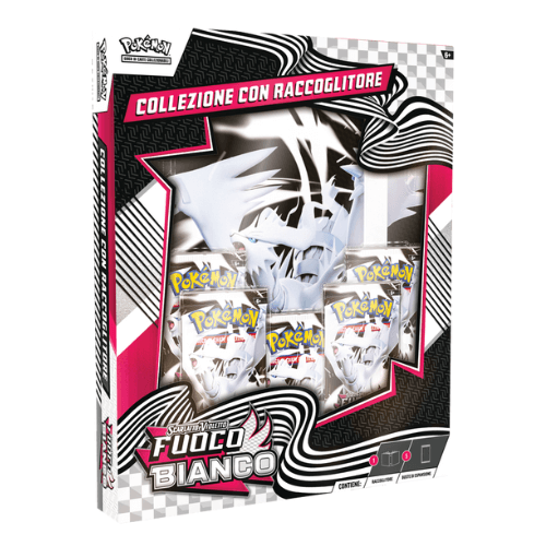 Pokemon Collezione con Raccoglitore Fuoco Bianco ITA