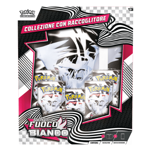 Pokemon Collezione con Raccoglitore Fuoco Bianco ITA