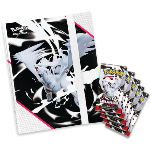 Pokemon Collezione con Raccoglitore Fuoco Bianco ITA