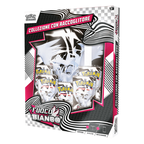 Pokemon Collezione con Raccoglitore Fuoco Bianco ITA