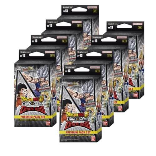 Dragon Ball Super Display 8x Premium Pack Zenkai Series Set 5 Critical Dragon Ball Super Display 8x Premium Pack Zenkai Series Set 5 Critical