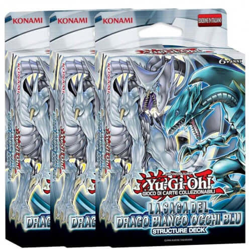 la saga del drago bianco occhi blu 3x structure deck ita unlimited
