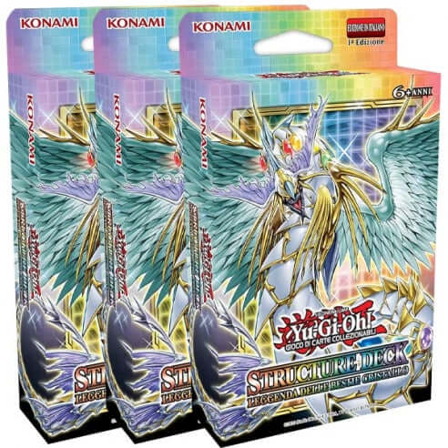 YU-GI-OH! - Leggenda delle Bestie Cristallo - 3x Structure Deck - 1a Edizione - ITA