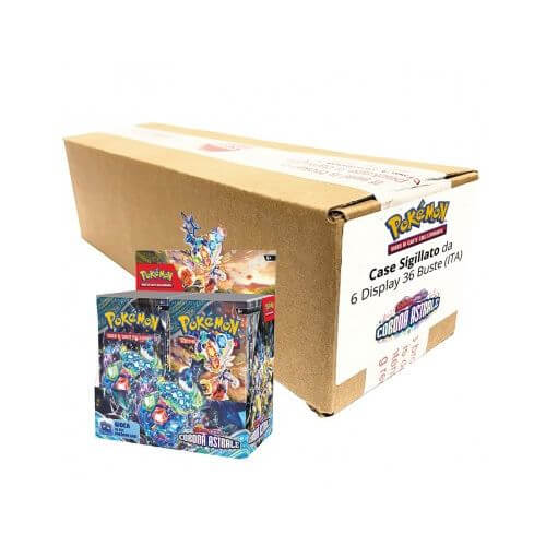 Pokémon Corona Astrale Case da 6 Display 36 Buste ITA
