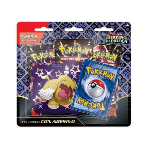 Collezione Destino di Paldea con Adesivo Greavard