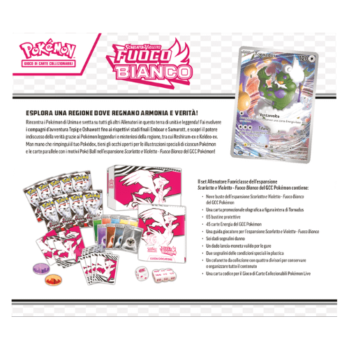 Pokemon Set Allenatore Fuoriclasse Fuoco Bianco ITA