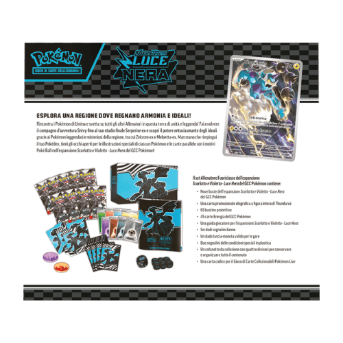 Pokemon Set Allenatore Fuoriclasse Luce Nera ITA