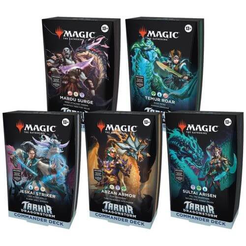 MTG Tarkir: Dragonstorm Commander Deck Display Bundle 5 Decks ENG