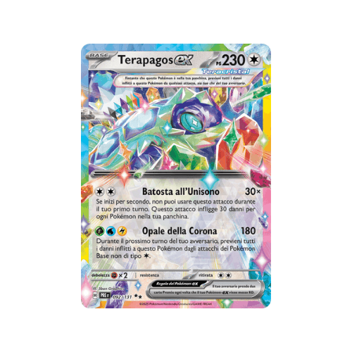 Pokémon Terapagos ex 092/131 Evoluzioni Prismatiche ITA