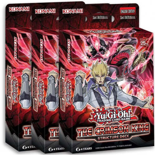 yugioh 3x structure deck YU-GI-OH! - The Crimson King