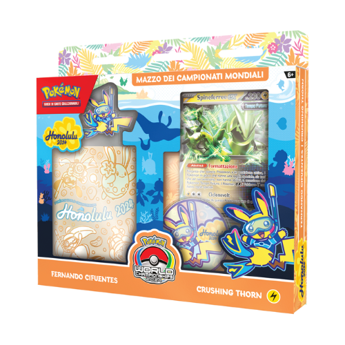 Pokémon Mazzo dei Campionati Mondiali 2024 Fernando Cifuentes - Crushing Thorn ITA