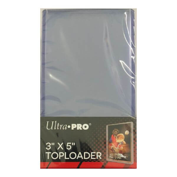 Ultra PRO Toploader Rigidi Per Carte, 3x4 Pollici, Bordo Viola, 25 Pezzi, Protezione Per Collezionisti