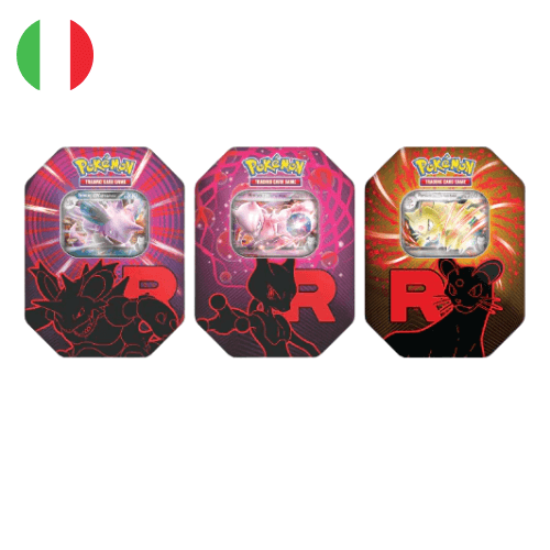Pokémon Tin da Collezione Team Rocket Bundle da 3 Mewtwo Ex Nidoking Ex Persian Ex ITA