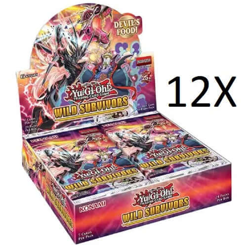 yugioh Wild Survivors CASE 12 BOX ITA-1a Edizione