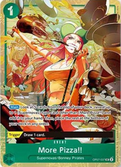 More Pizza!! OP07-037 Promo ENG