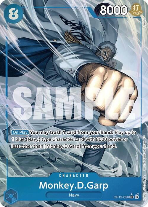 Monkey.D.Garp 056 Alternate Art OP12 ENG
