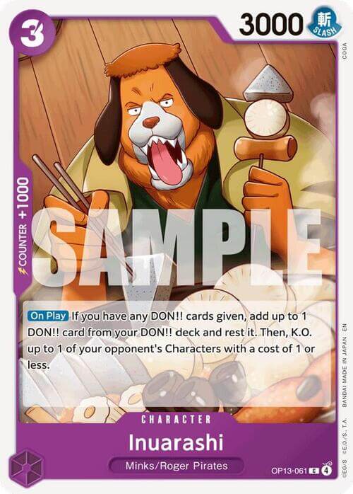 Inuarashi OP13-061 ENG