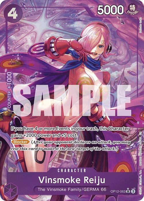 Vinsmoke Reiju 063 Alternate Art OP12 ENG