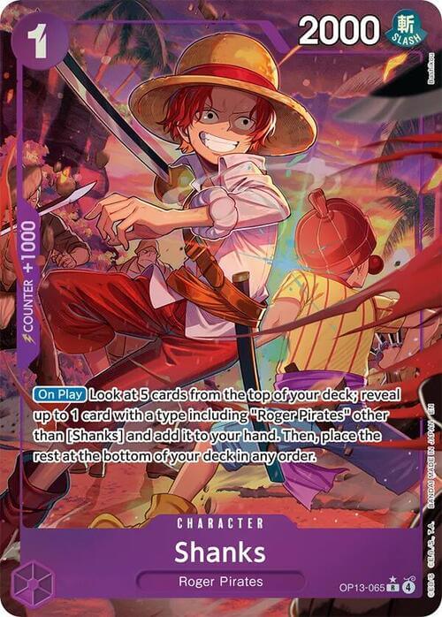 Shanks Alt OP13-065 ENG