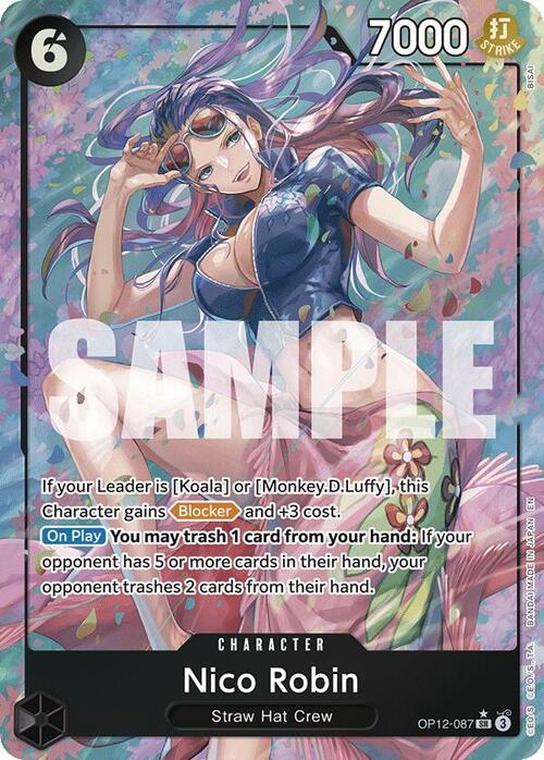 Nico Robin 087 Alternate Art OP12 ENG