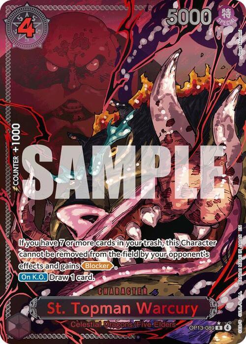 St. Topman Warcury Special OP13-089 ENG