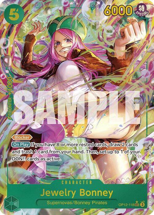 Jewelry Bonney 118 Secret Alternative Rare OP12 ENG