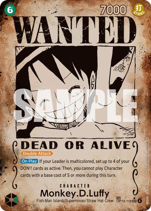 Monkey.D.Luffy Special OP13-118 ENG