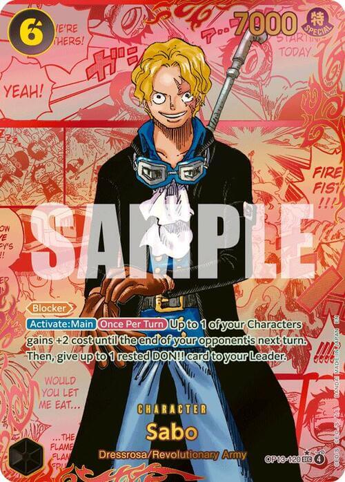 Sabo Red Manga OP13-120 ENG