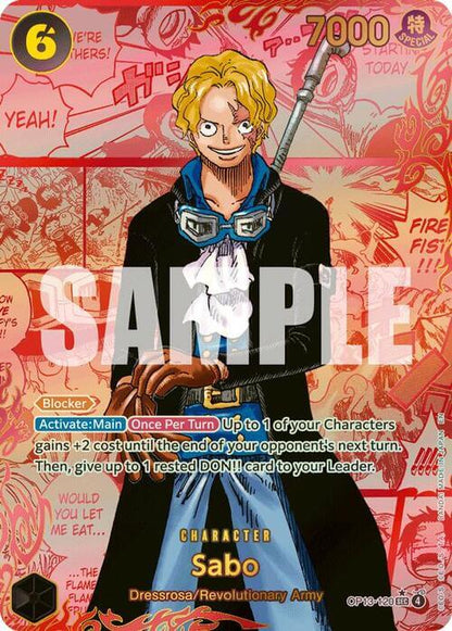 Sabo Red Manga OP13-120 ENG