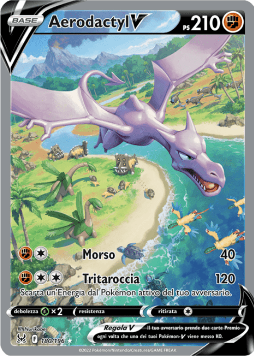 Pokémon Aerodactyl V 180/196 Origine Perduta ITA