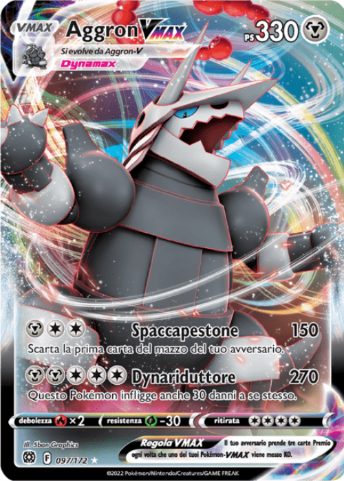 Pokémon Aggron VMAX 097/172 Astri Lucenti ITA