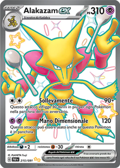 Pokémon Alakazam ex 215/091 Destino di Paldea ITA