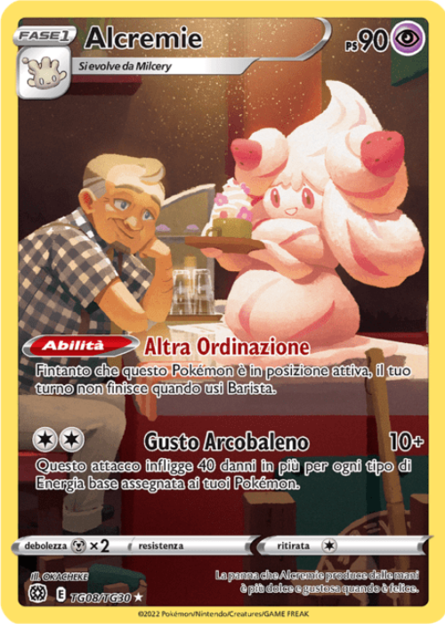 Pokémon Alcremie TG08/TG30 Astri Lucenti ITA