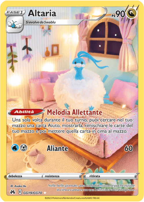 Pokémon Altaria GG19/GG70 Zenit Regale ITA