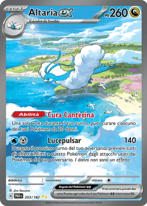 Pokémon Altaria ex 253/182 Paradosso Temporale ITA