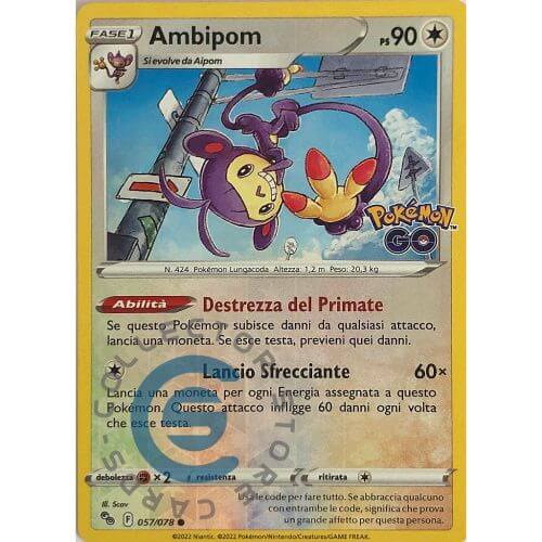 Ambipom 057-078 reverse pokemon go