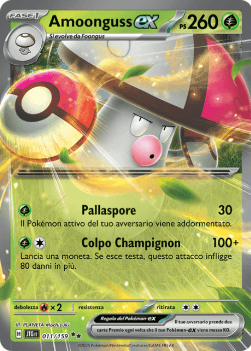 Pokémon Amoonguss ex 011/159 Avventure Insieme ITA