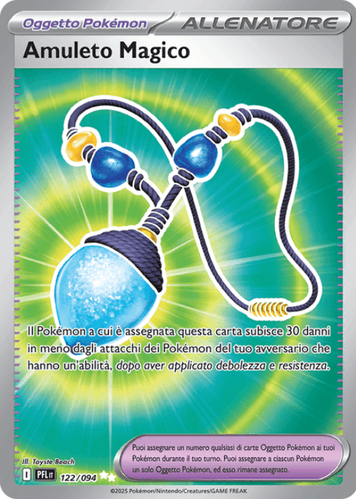 Pokémon Amuleto Magico 122/094 Fiamme Spettrali ITA