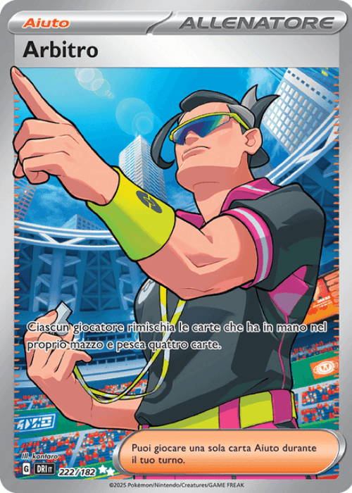 Pokémon Arbitro 222/182 Rivali Predestinati ITA
