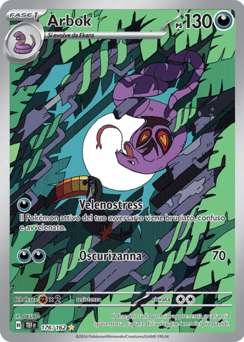Pokémon Arbok 176/162 Cronoforze ITA