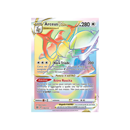 Pokémon Arceus VASTRO 176/172 Astri Lucenti ITA